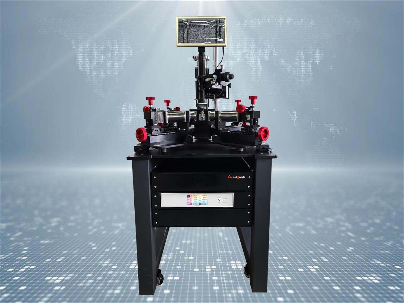 上海胤企液氮低溫探針臺(tái)，紅色系高顏值實(shí)驗(yàn)室設(shè)備！